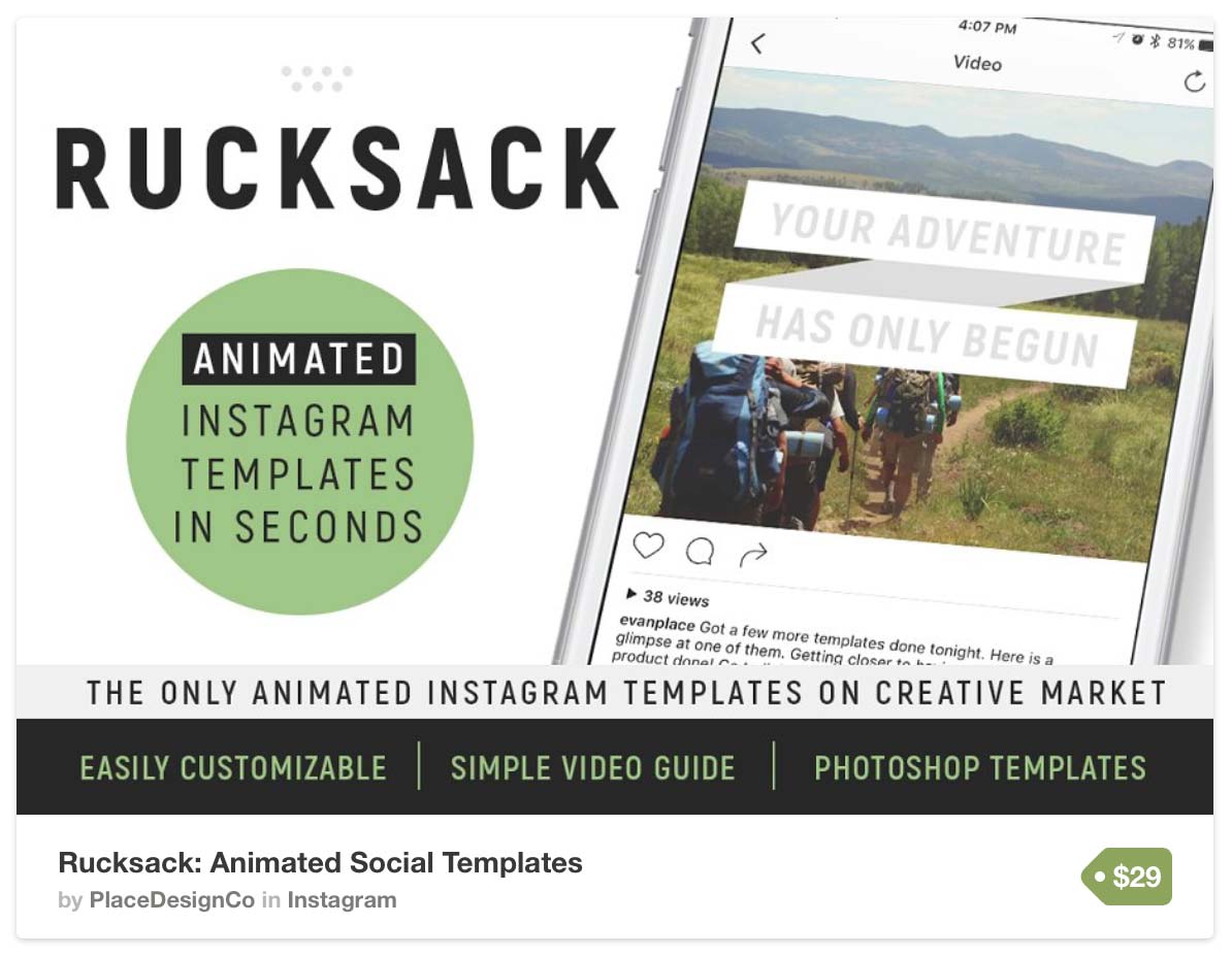 All-Animated Instagram Template