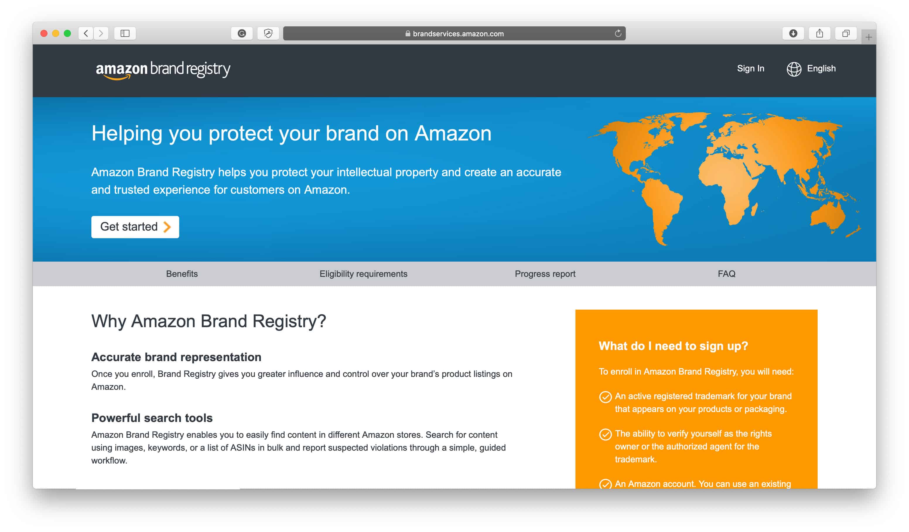 Amazon Brand Registry Set Up