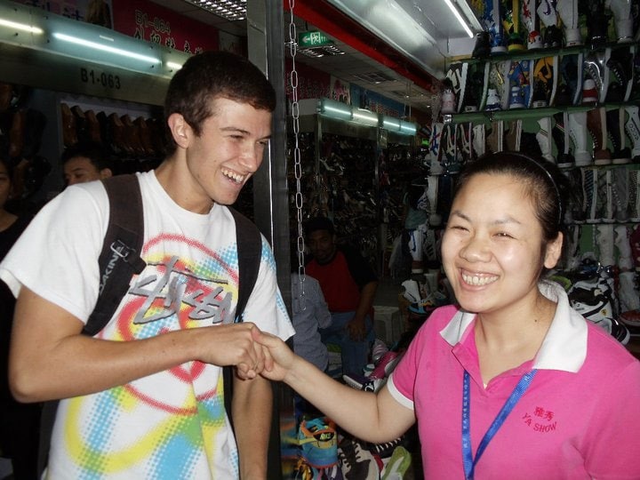 Bartering at the Chinese Market