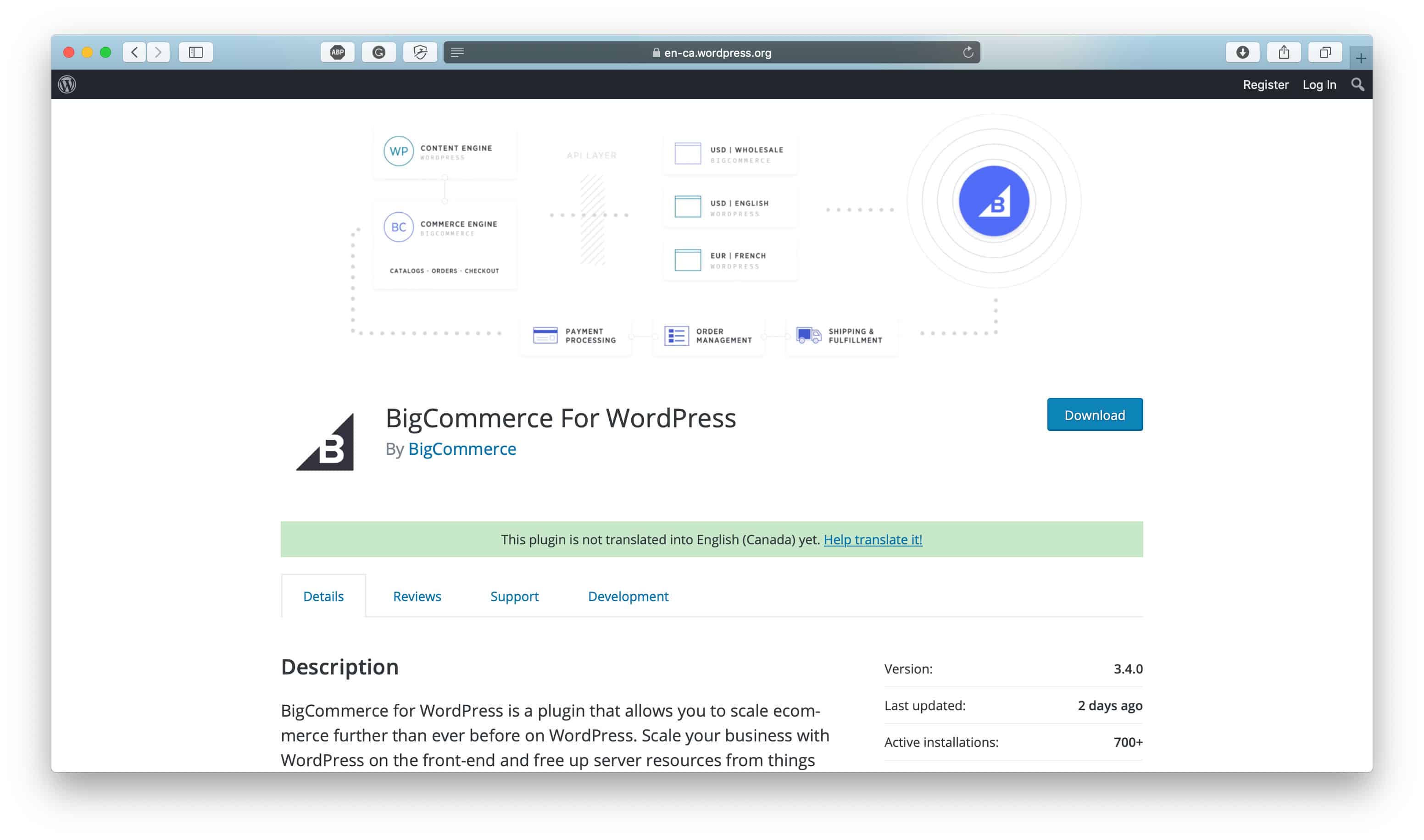 BigCommerce WordPress Plugin