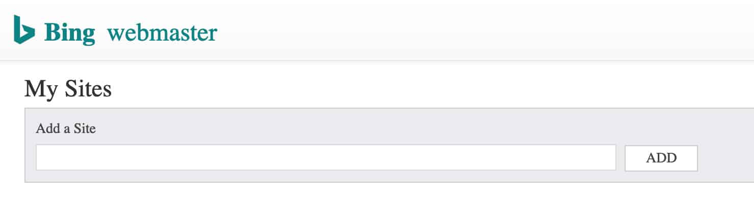 Bing Webmaster Set Up Process