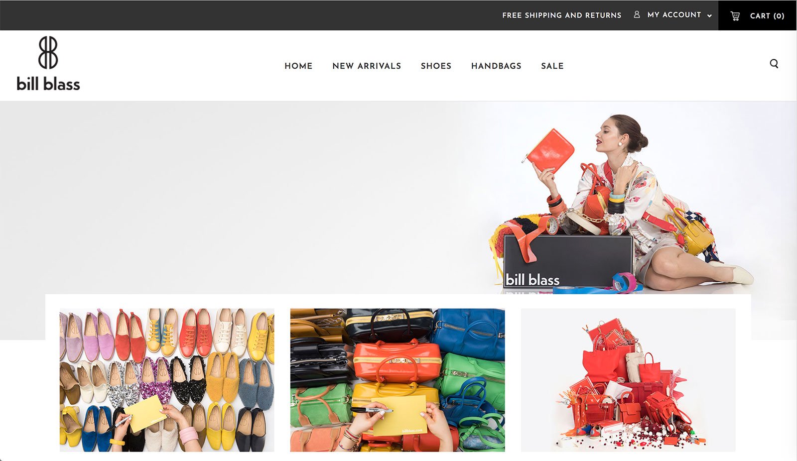 Bliss Blass Ecommerce Website Design