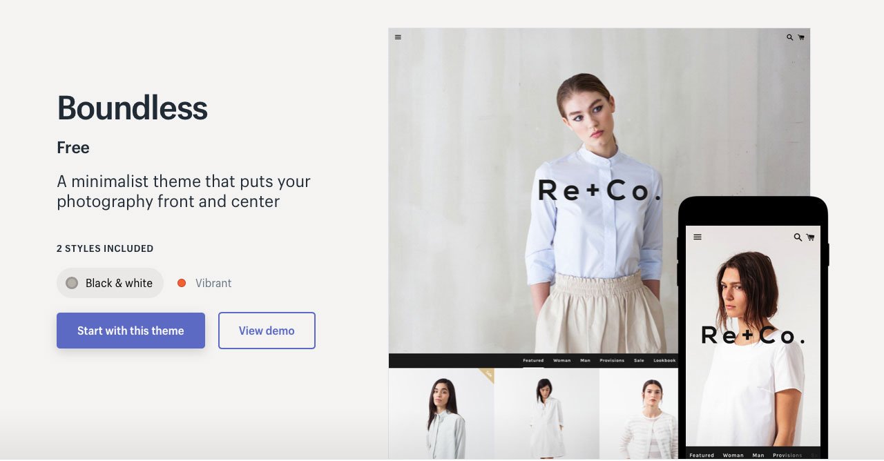 Boundless Shopify Themes