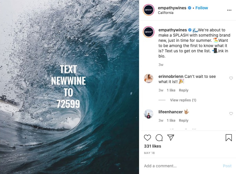 Build Your SMS Marketing List on Instagram