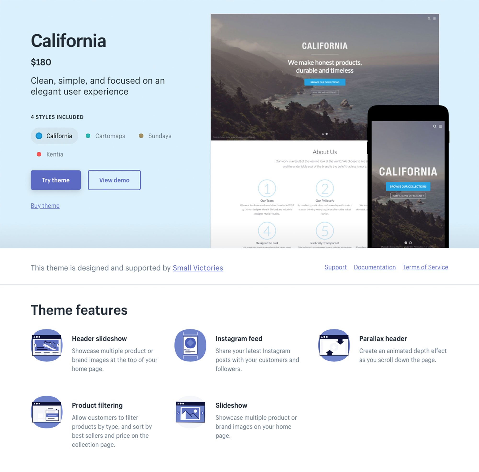 California Shopify Theme