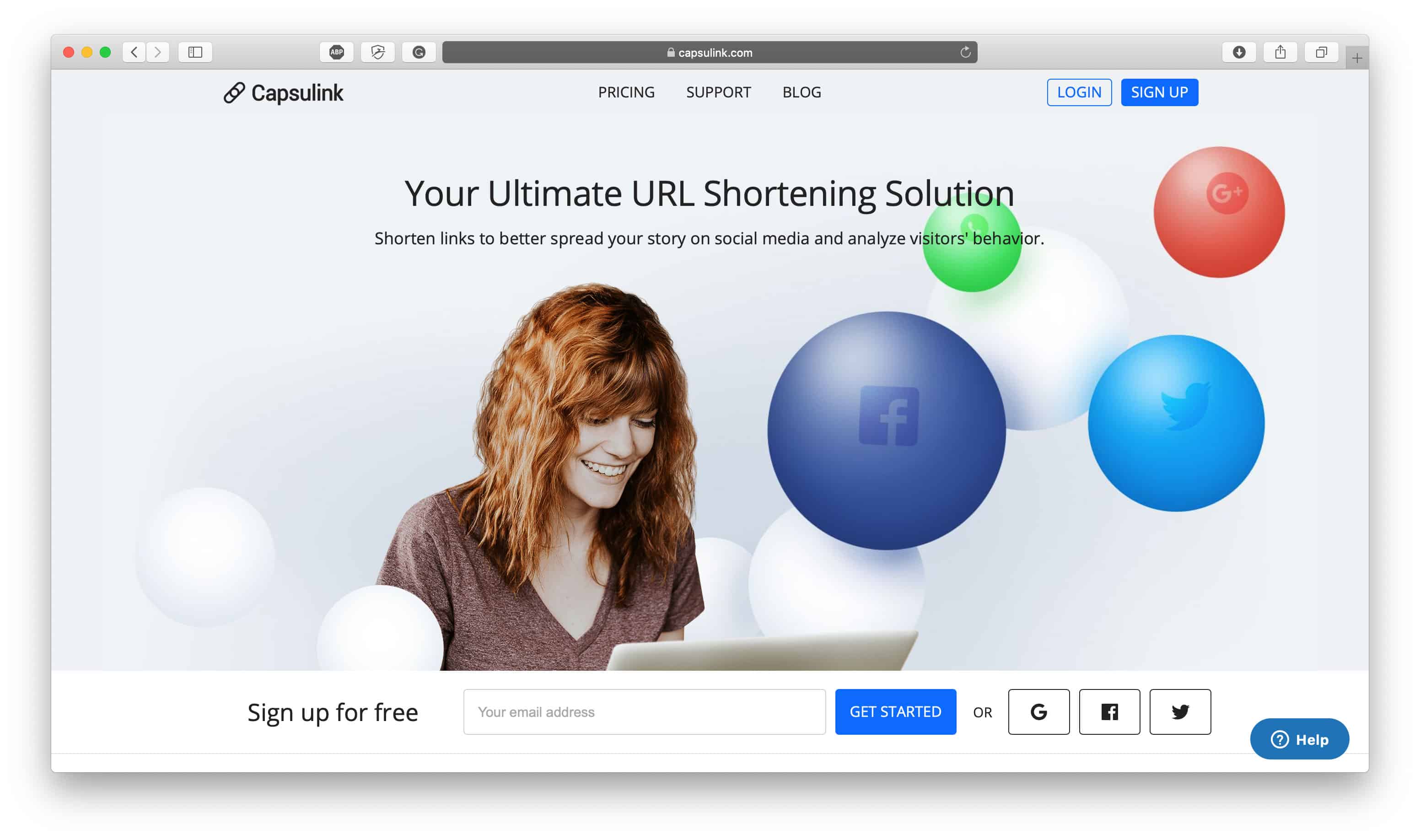 Capsulink URL Shortener