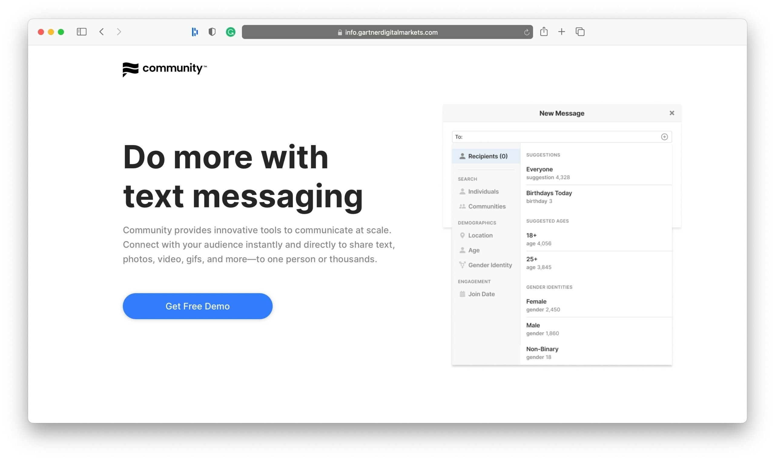 Community SMS Marketing Tools