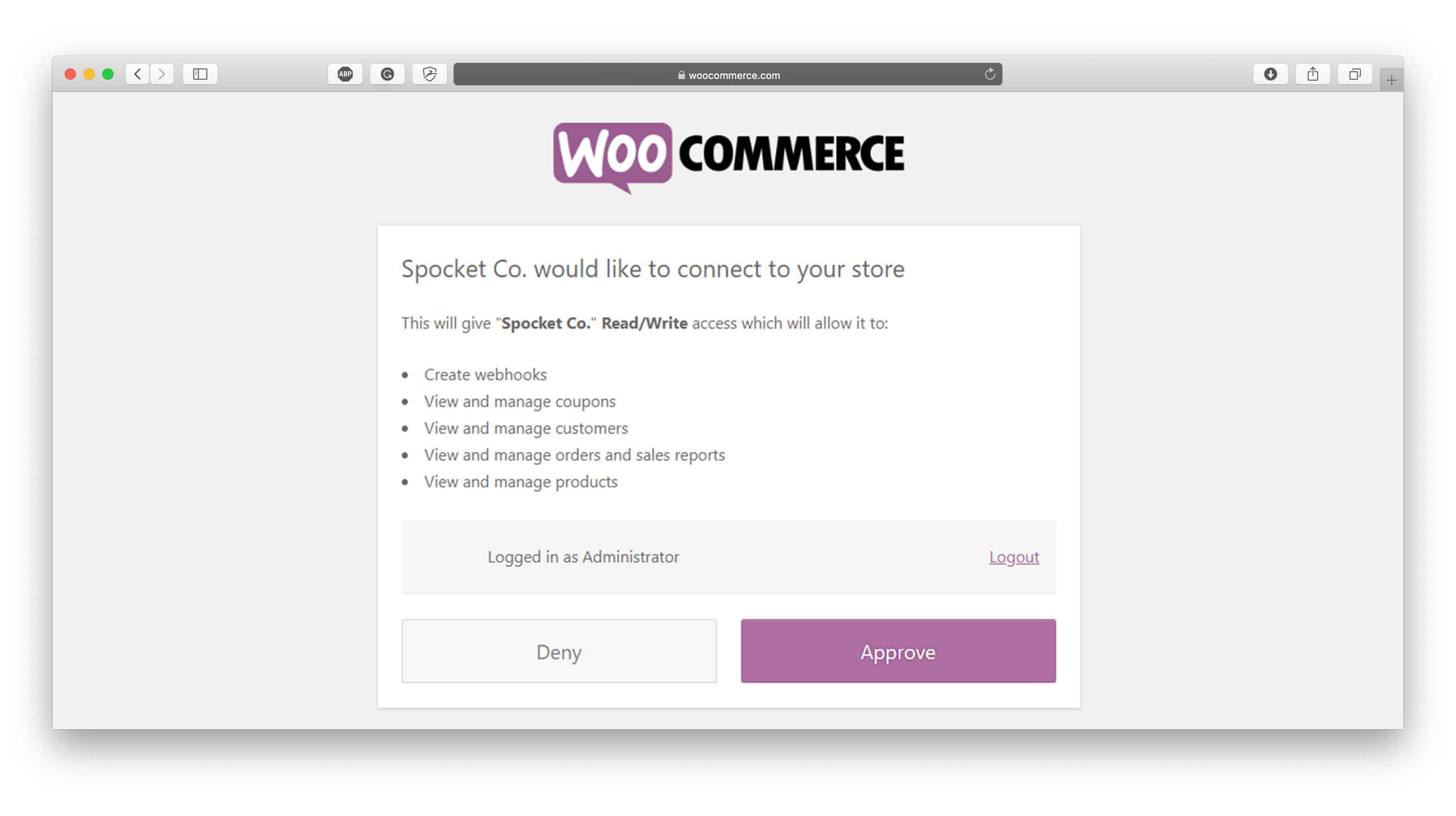 Connecting the Spocket Plugin on WooCommerce