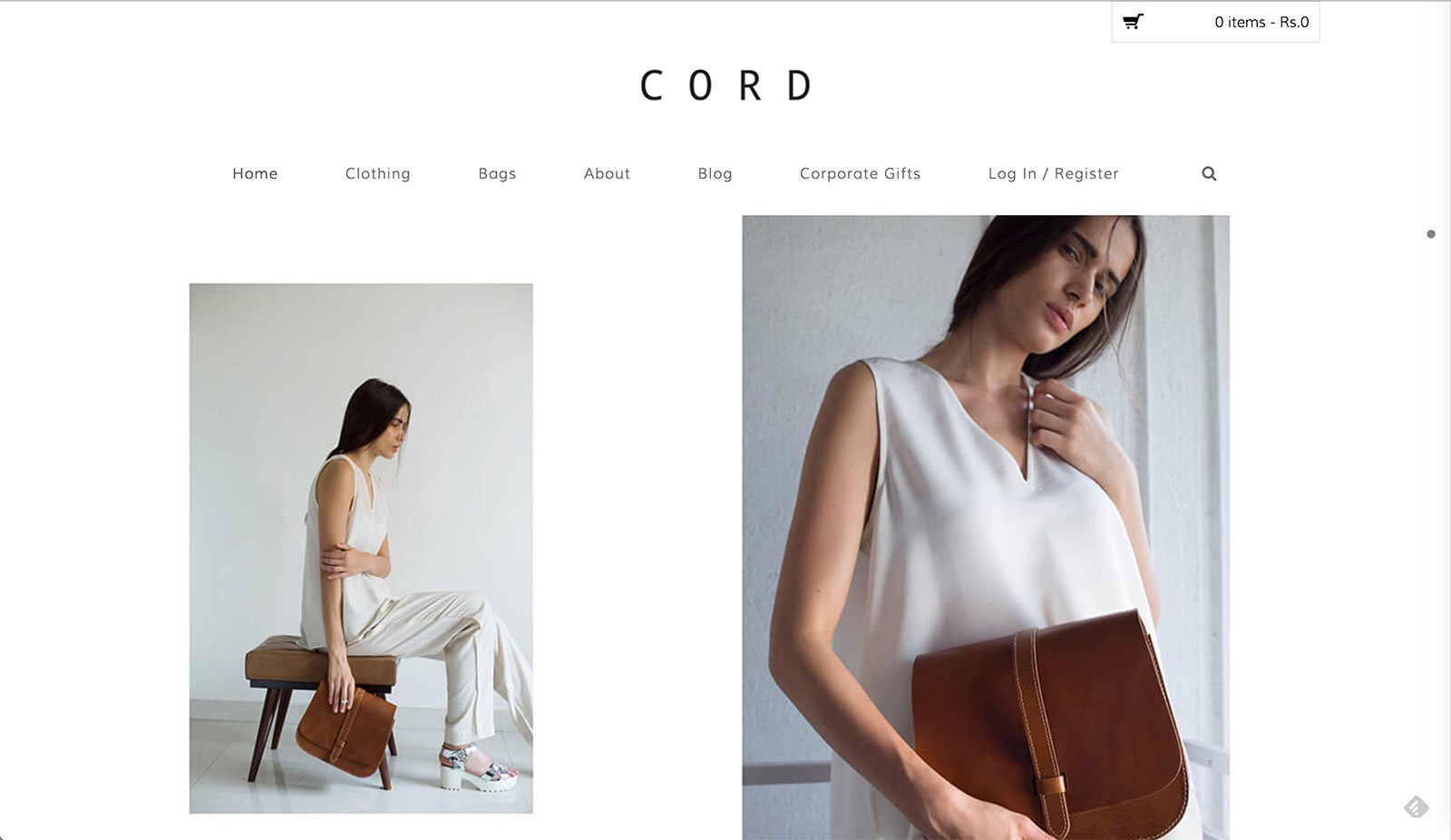 Cord Ecommerce Website Design