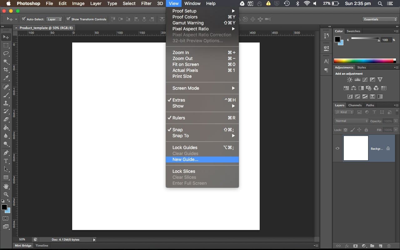 Create Product Image Templates in Photoshop