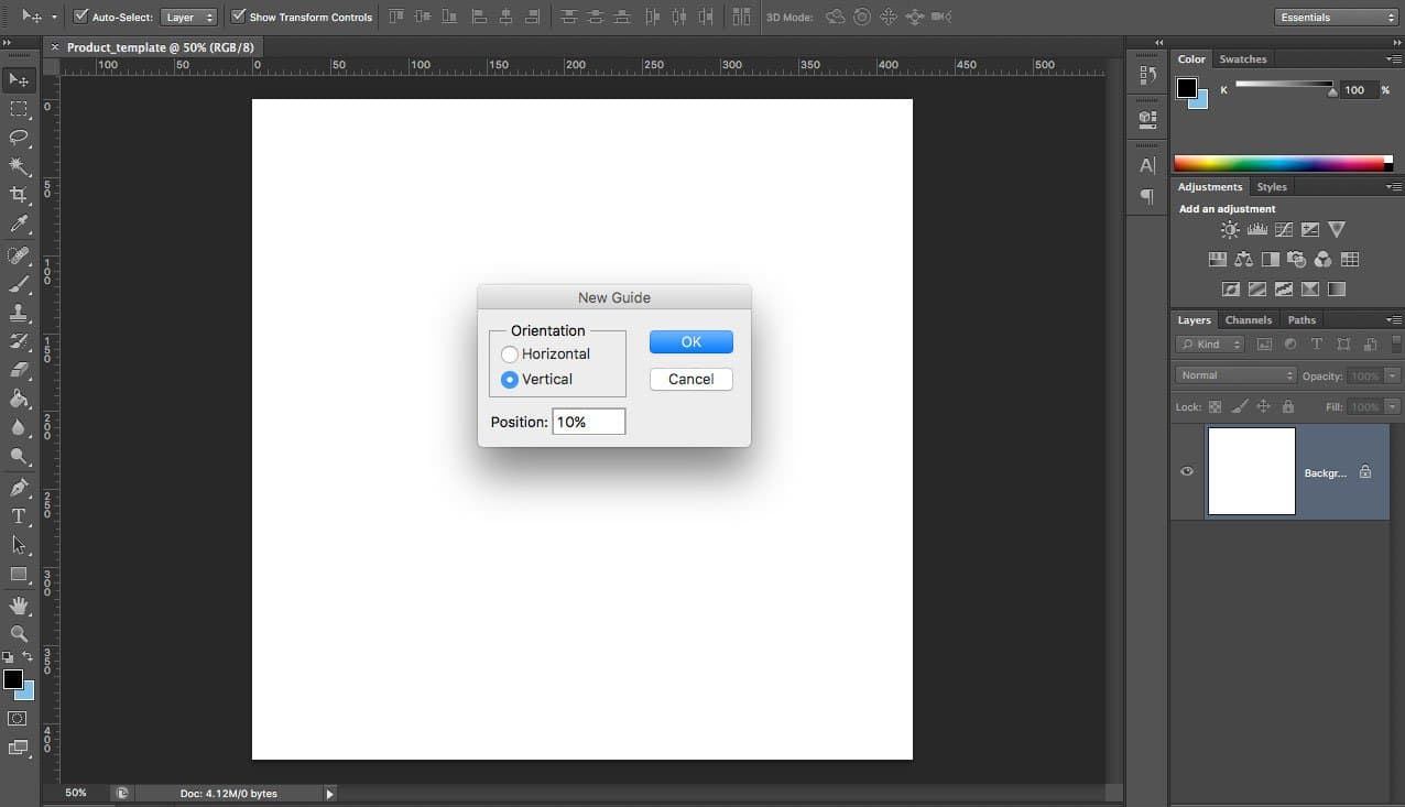 Create Product Image Templates in Photoshop