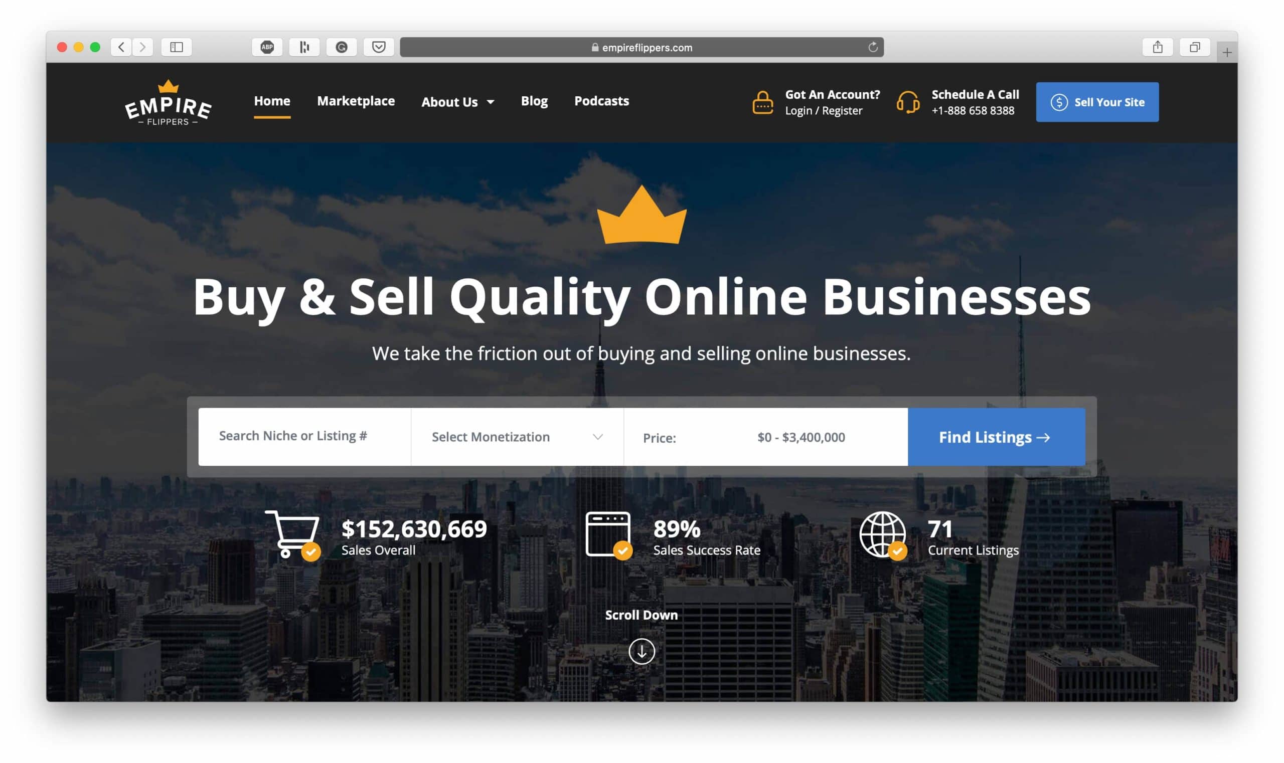 Empire Flippers Buy and Sell Online Businesses