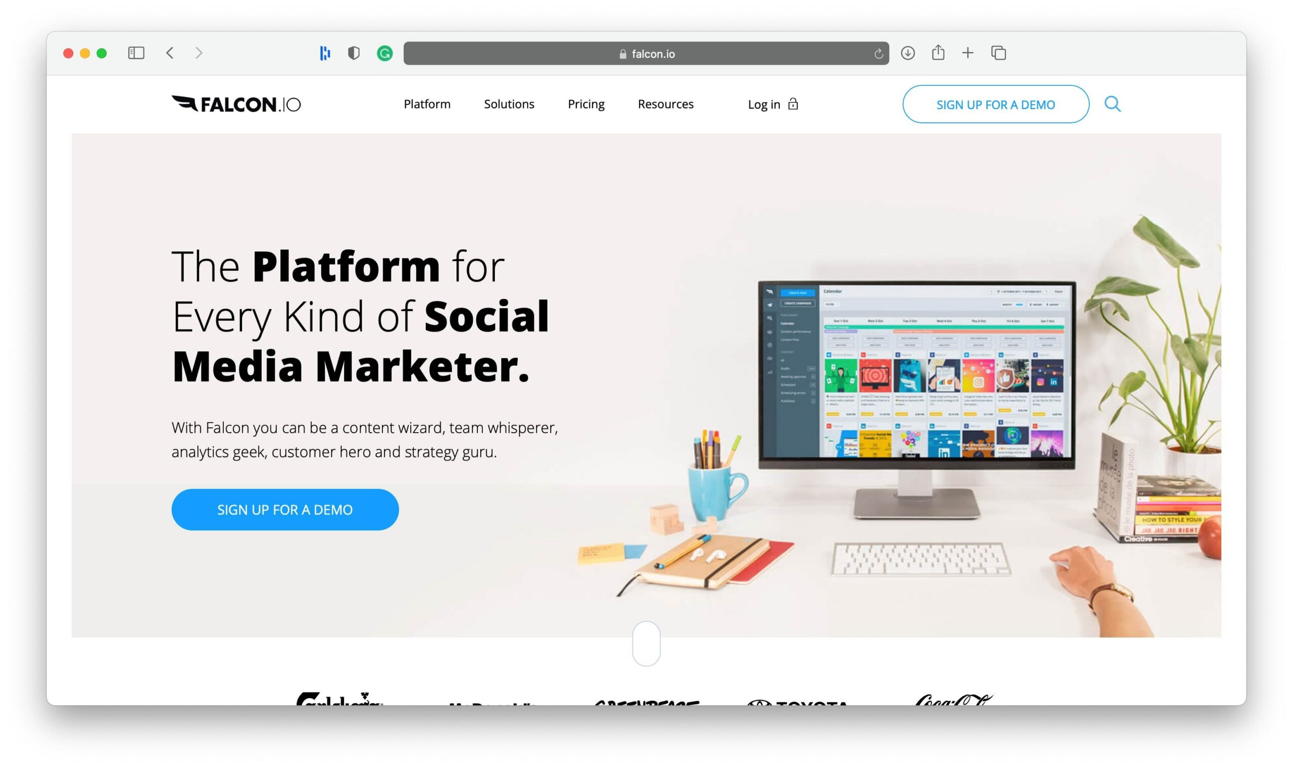 Falcon Best Social Media Posting Tool