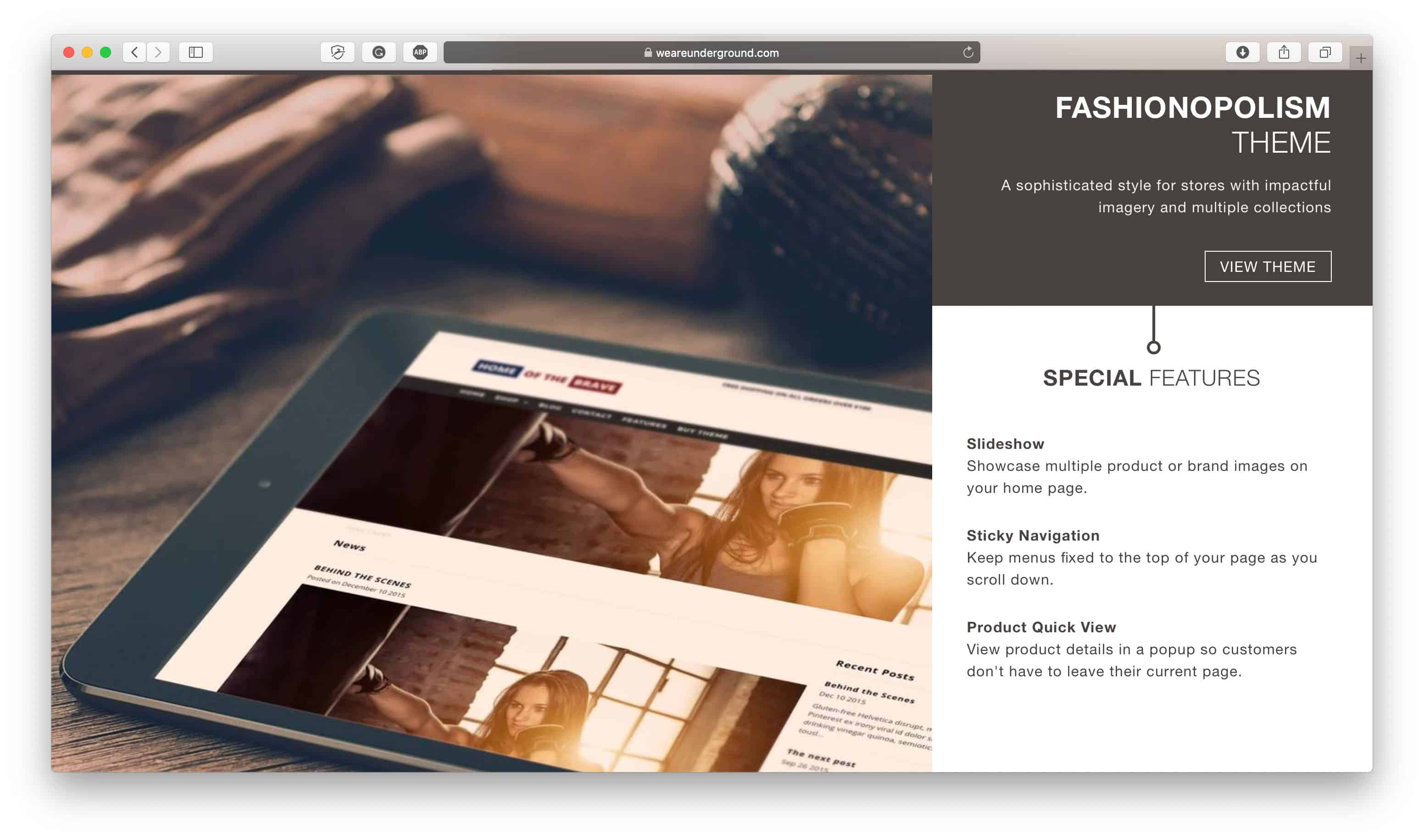 Fashion Shopify Theme