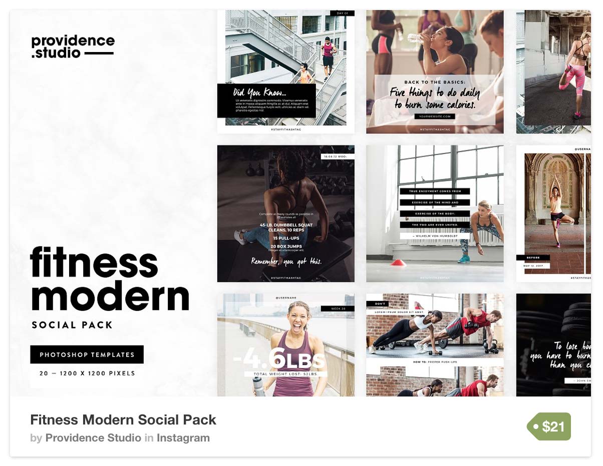 Fitness Instagram Template