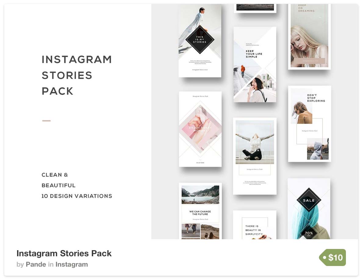 Geometric Instagram Stories Template