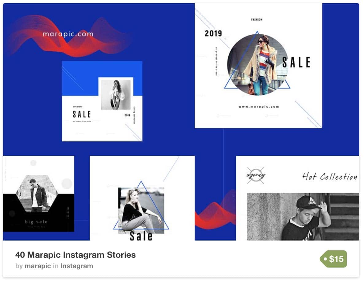 Geometric Instagram Template