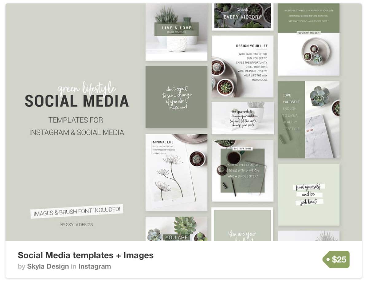 Green Space Instagram Template