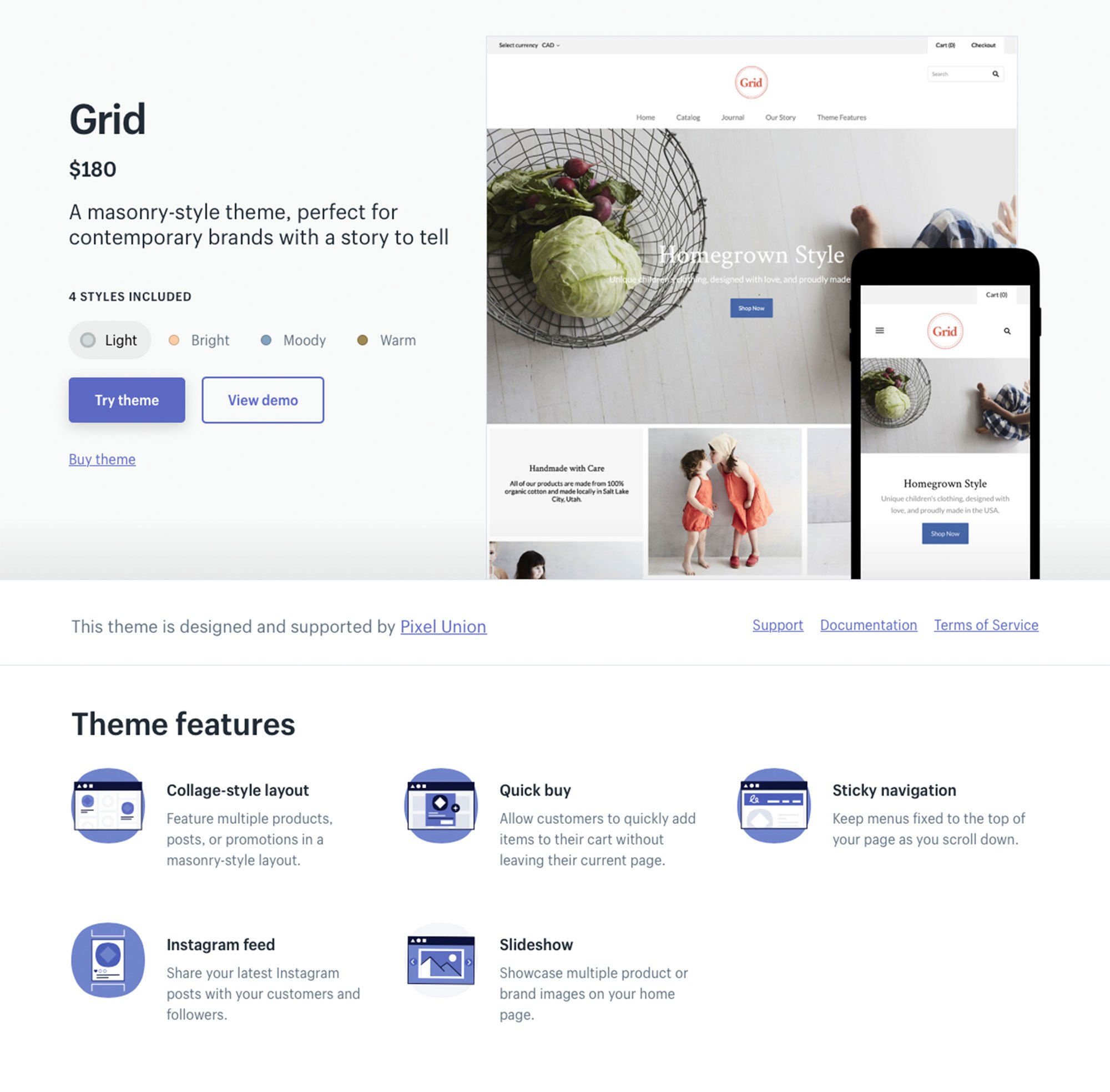 Grid Shopify Theme