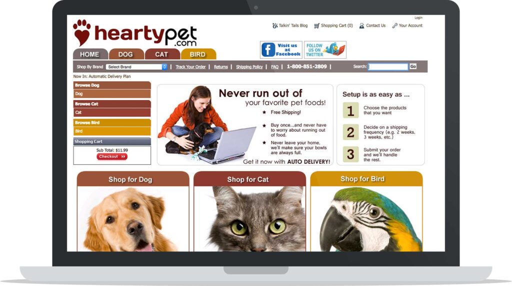 Hearty Pet CRO Brand Example