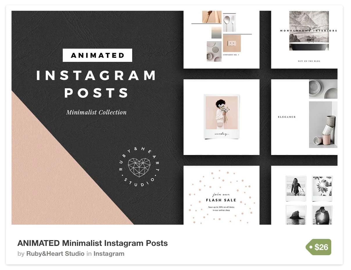 Minimalist Instagram Template