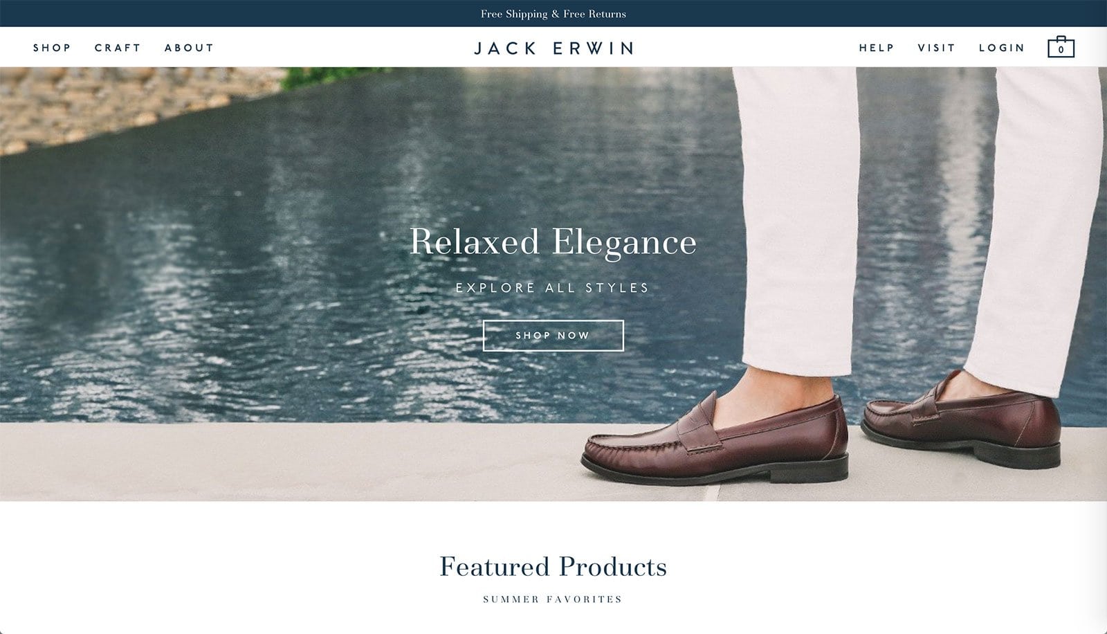 Jack Irwin Ecommerce Website Design