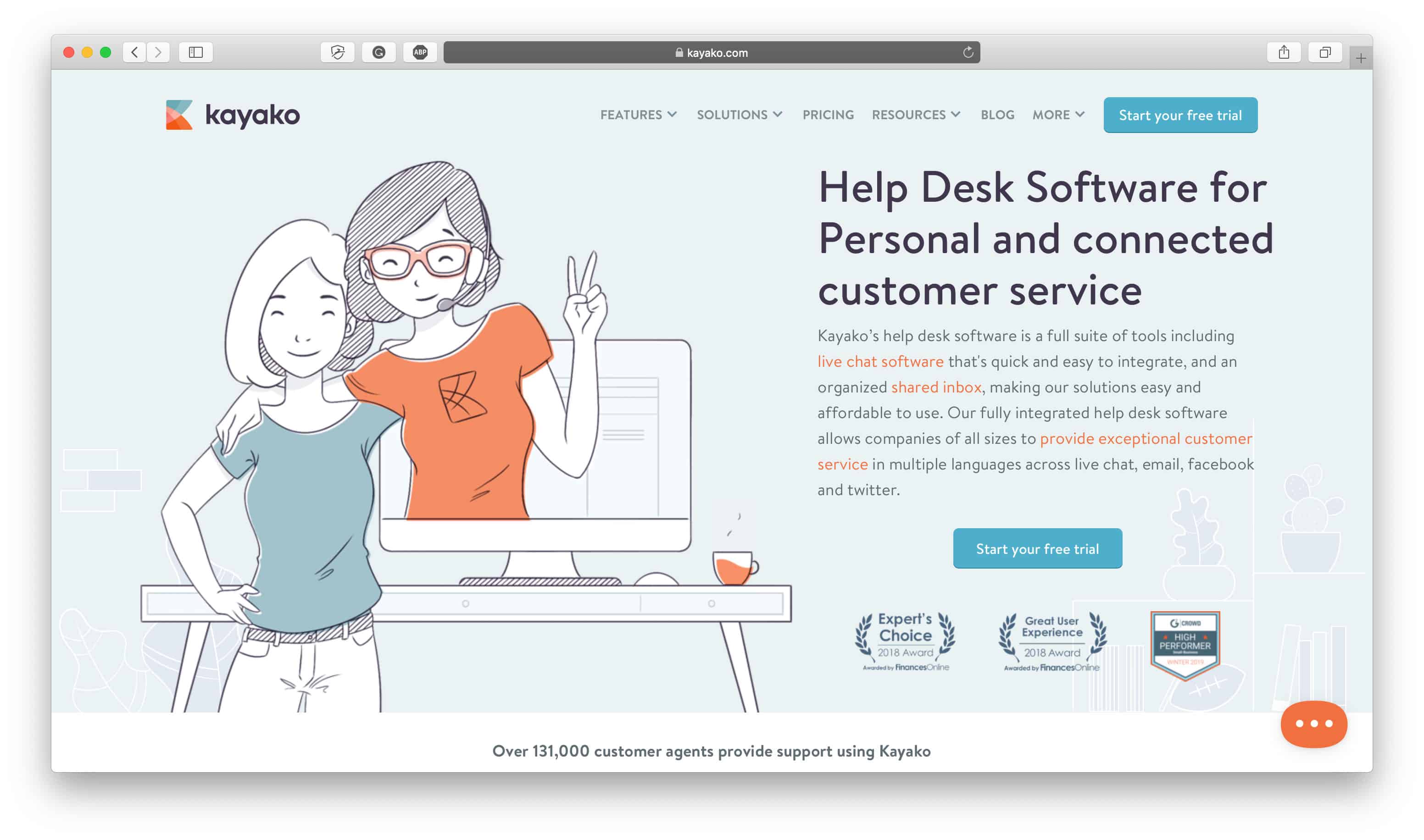 Kayako Customer Service Helpdesk