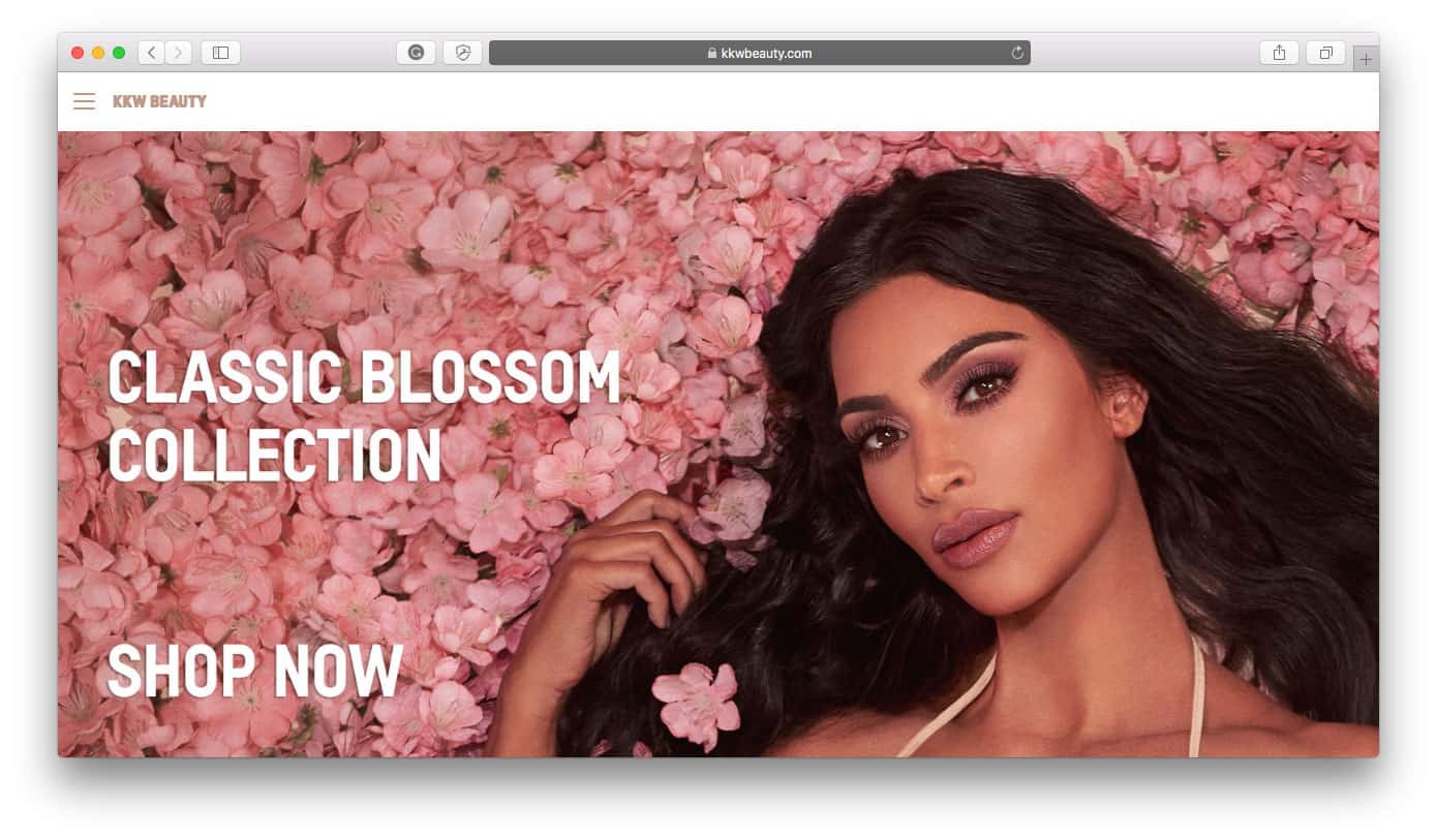 KKW Beauty Profitable Shopify Stores