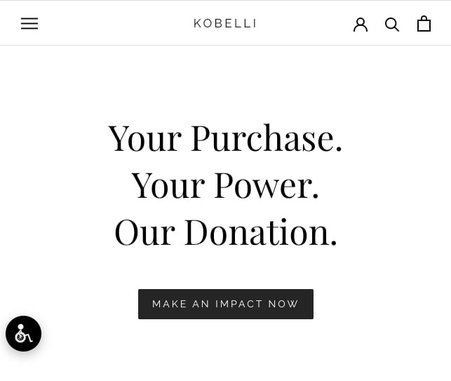 Kobelli Cause Marketing Example