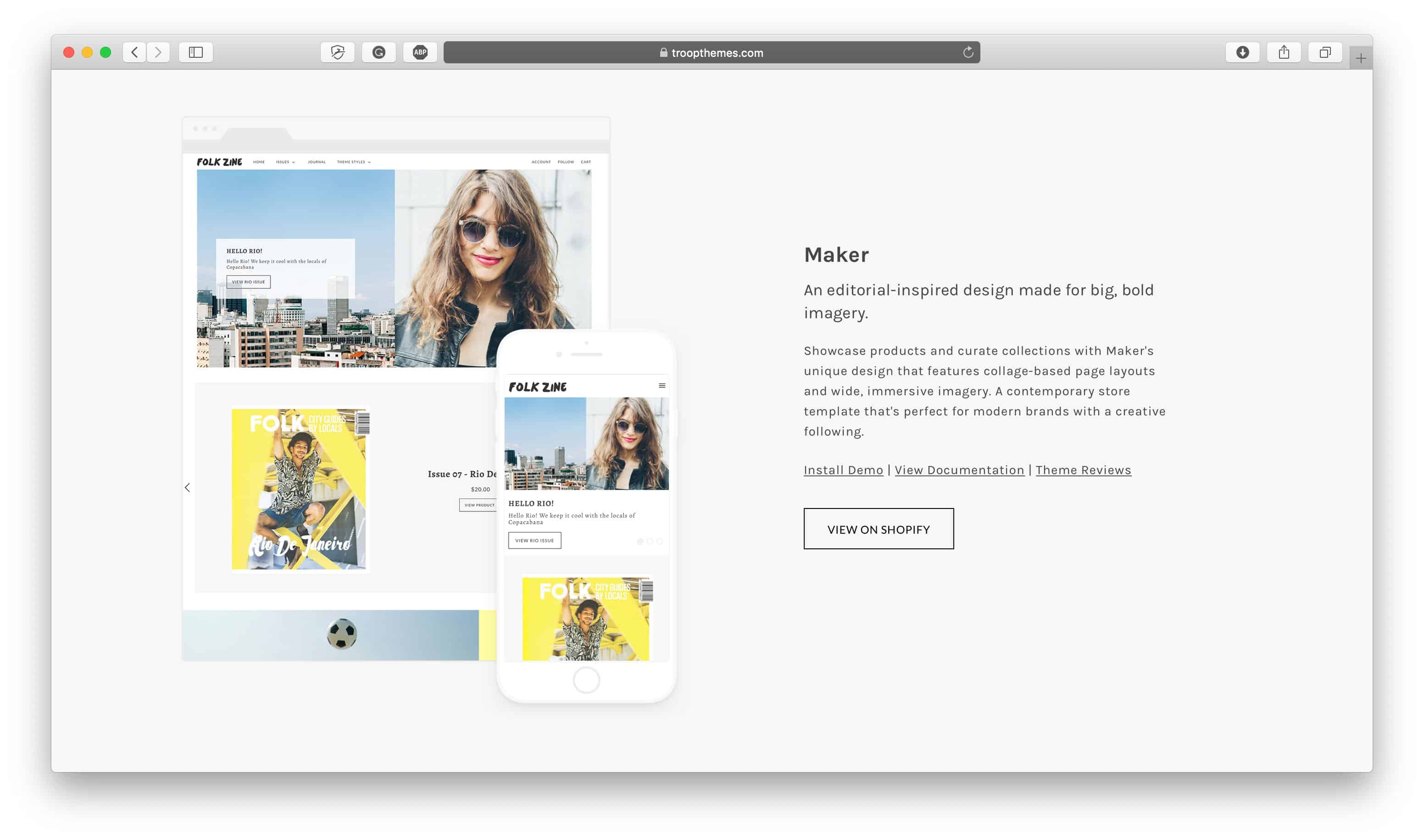 Maker Shopify Theme