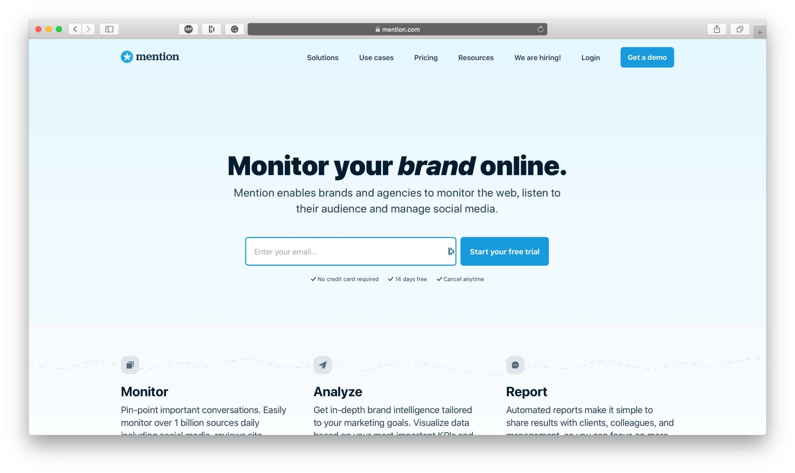 Mention Competition Analysis