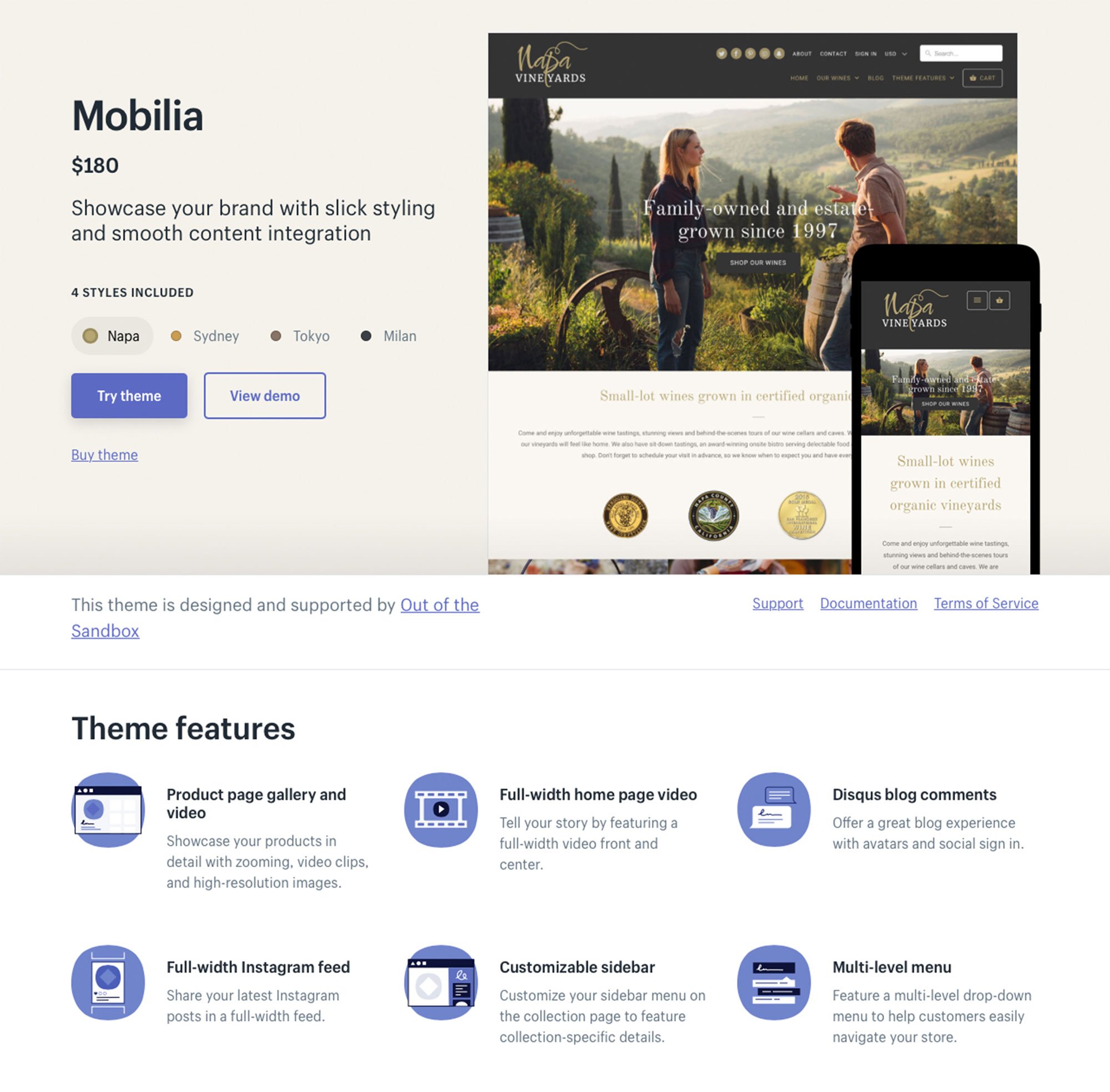 Mobilia Shopify Theme