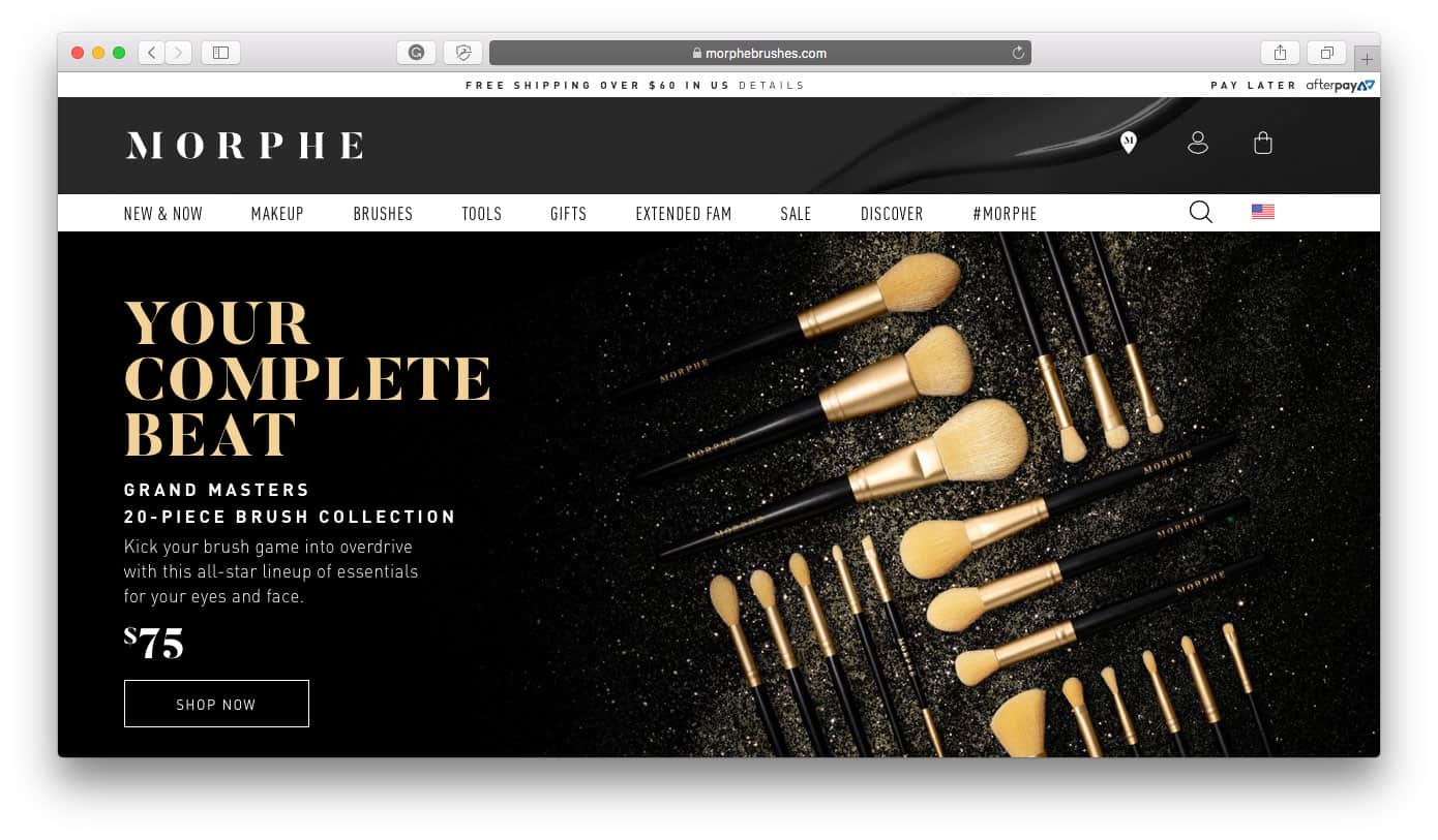 Morphe Shopify Store