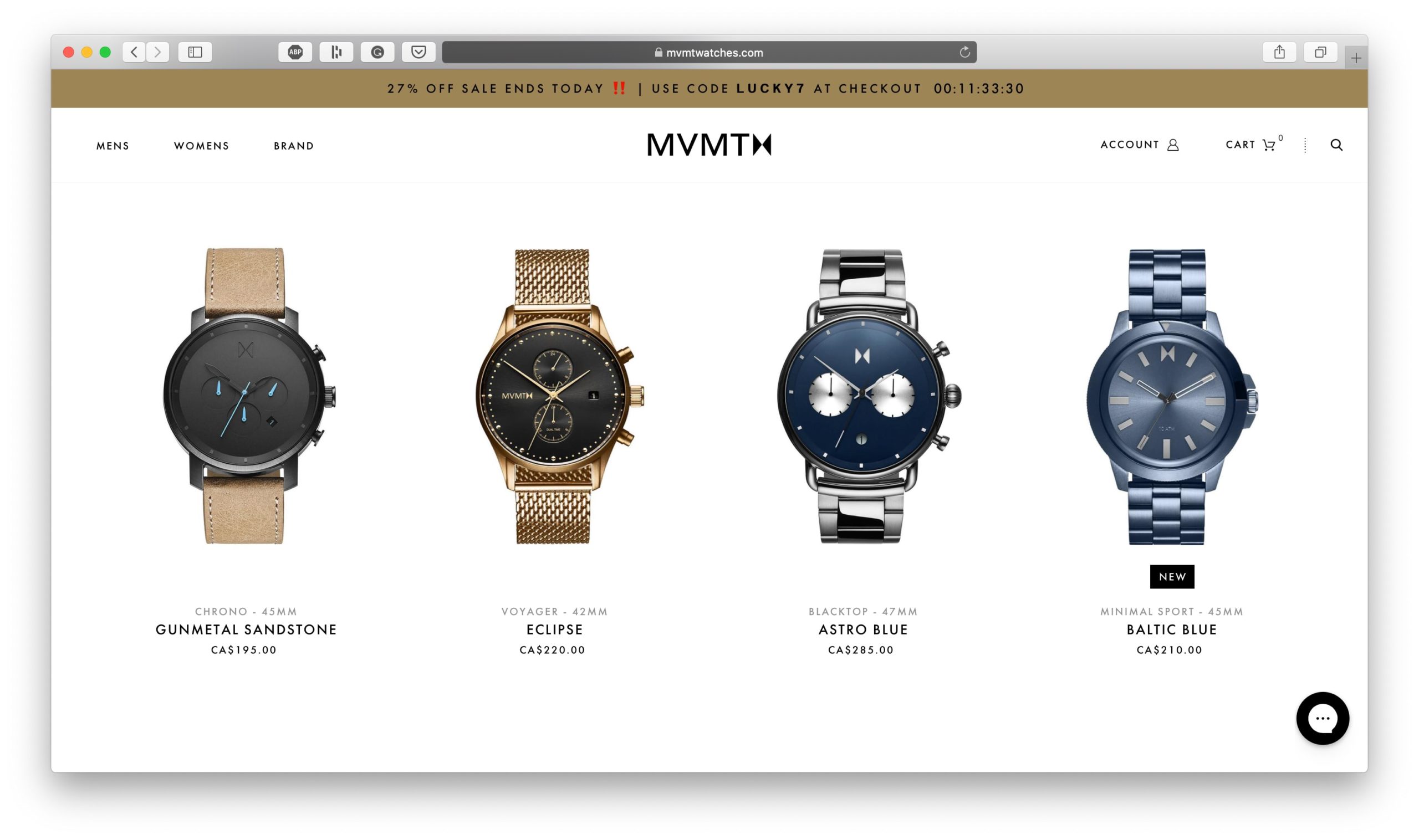 MVMT Watch Brand