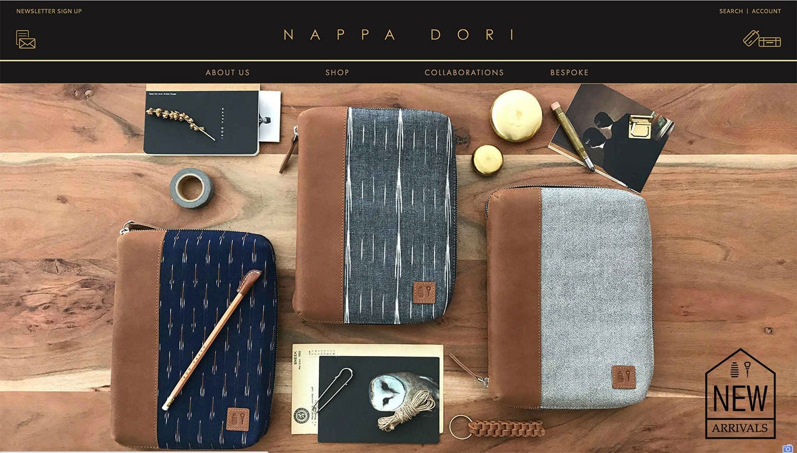 Nappa Dori Ecommerce Website Design