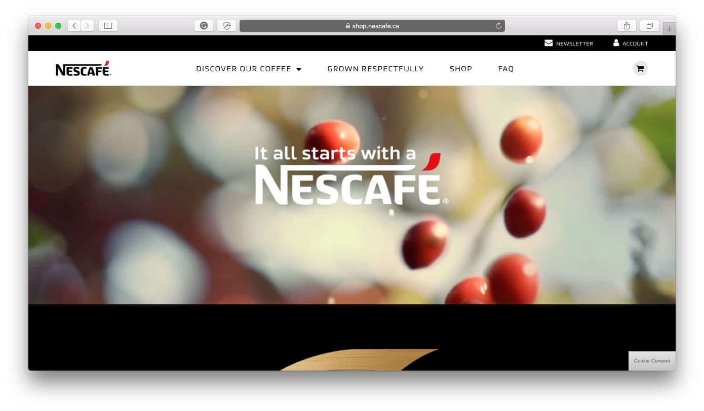 Nestle Shopify Stores