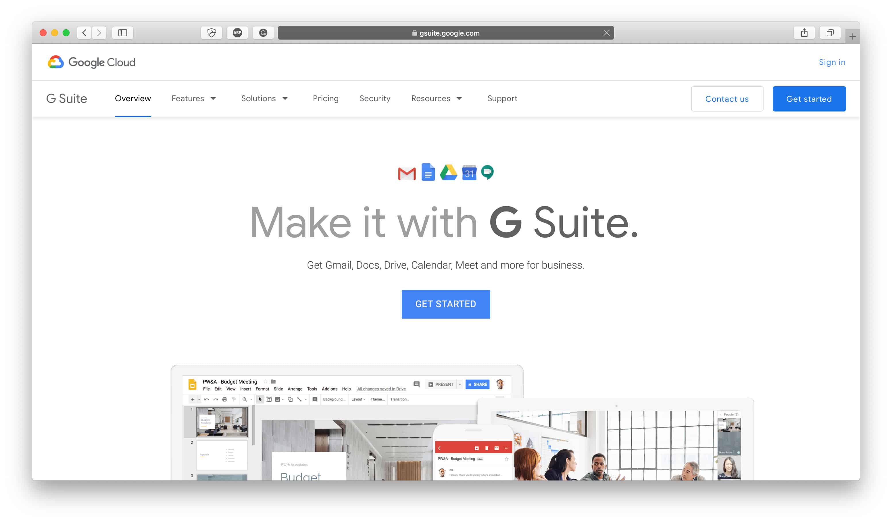 Online Store Set Up G Suite