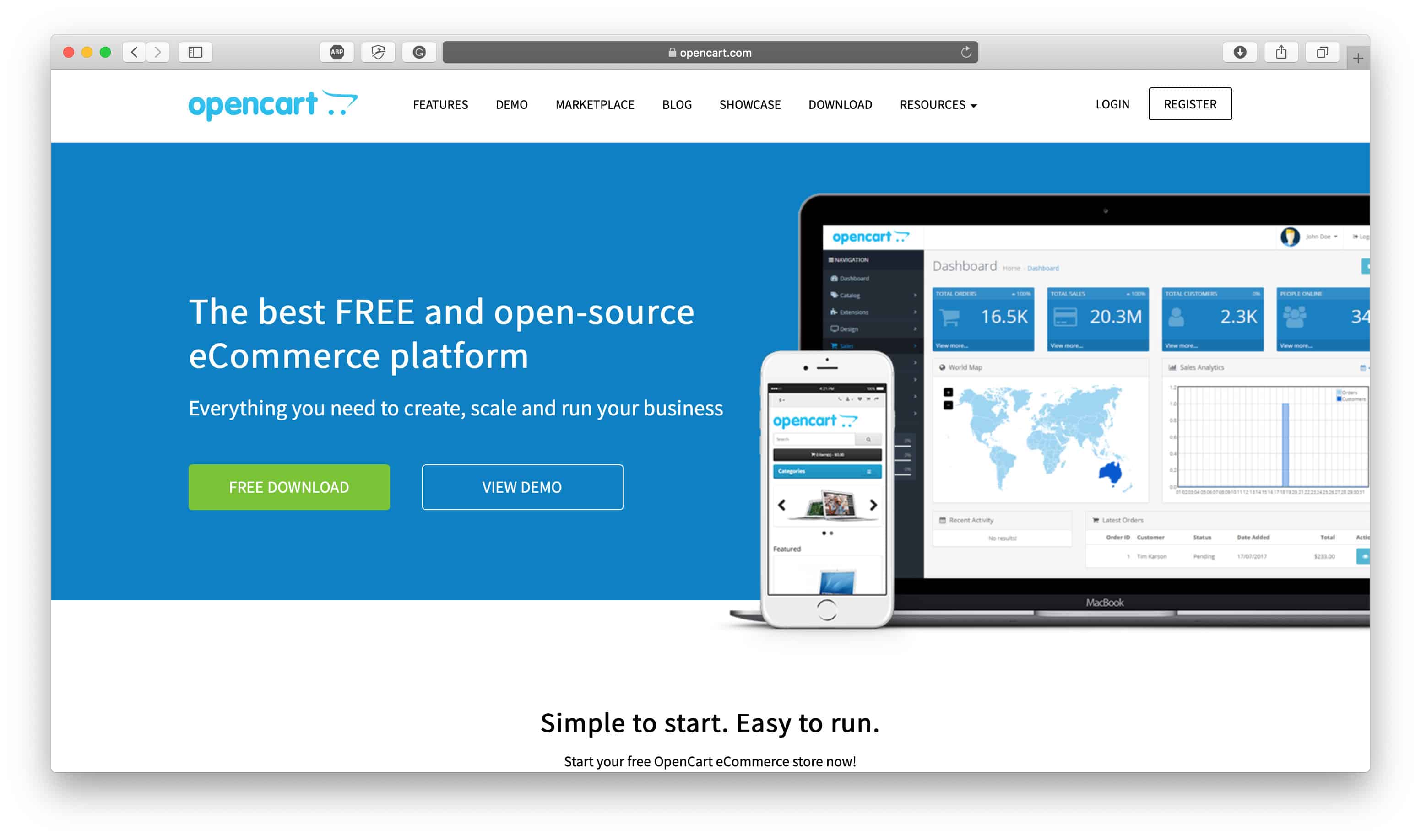 OpenCart Open-Source Ecommerce Platform