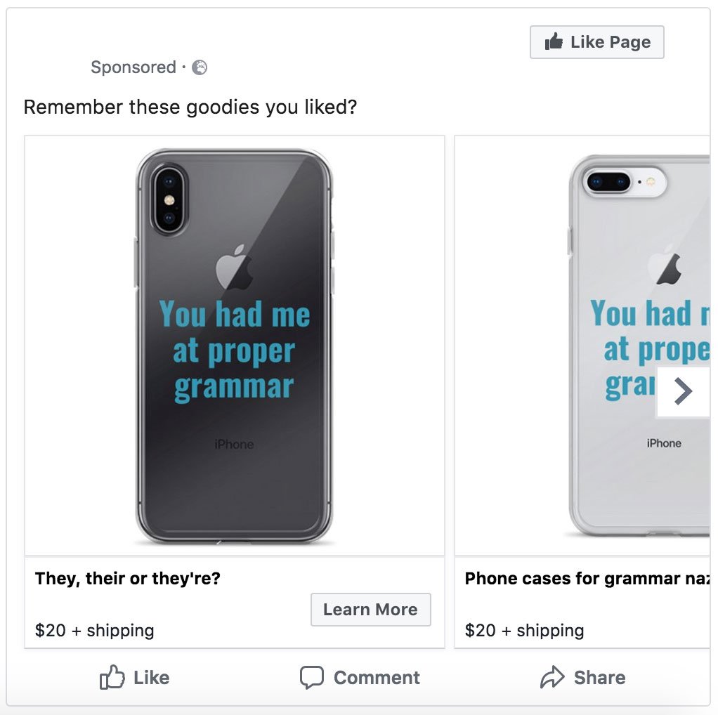 Phone Case Business Facebook Ads