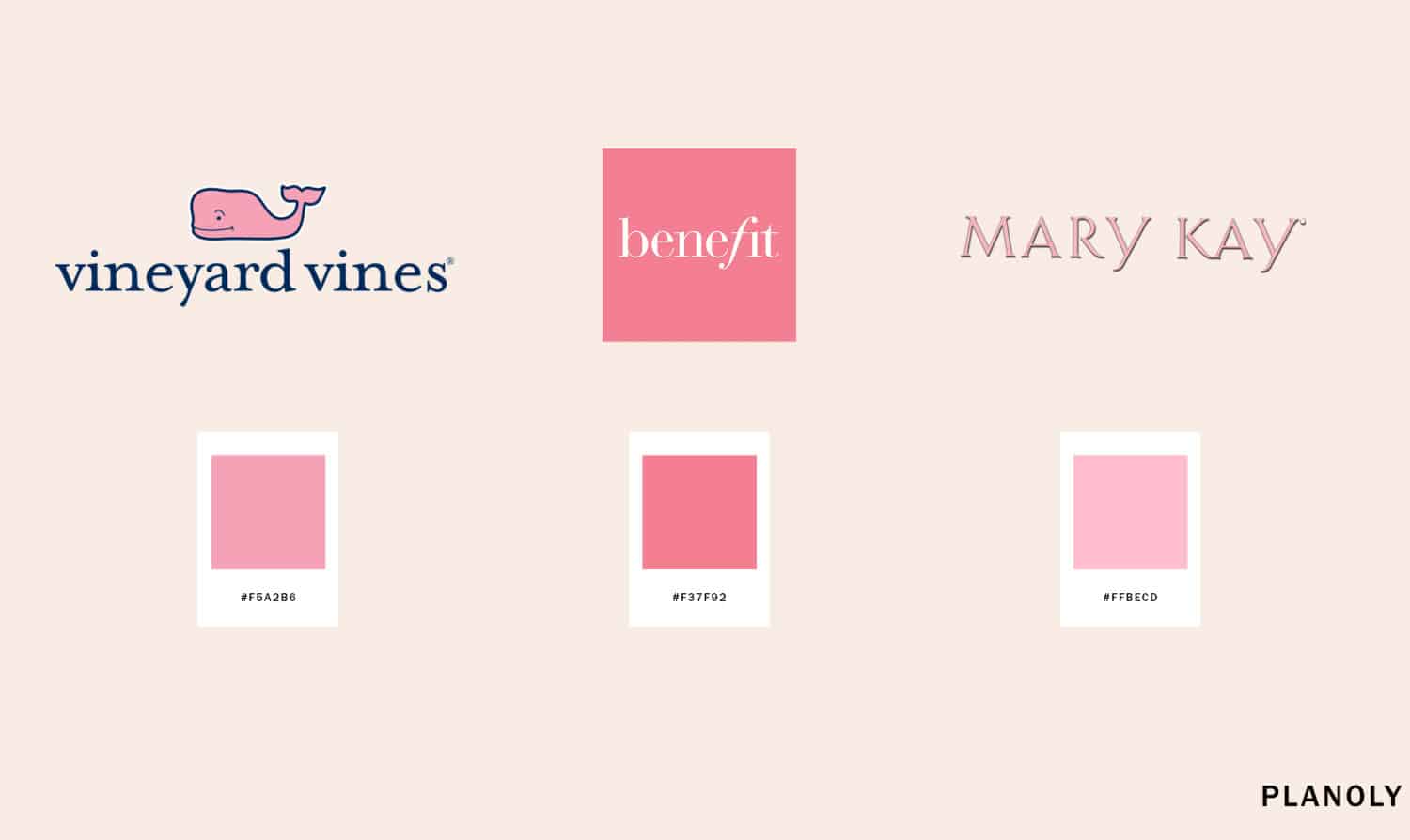 Pink Brand Logo Color Examples