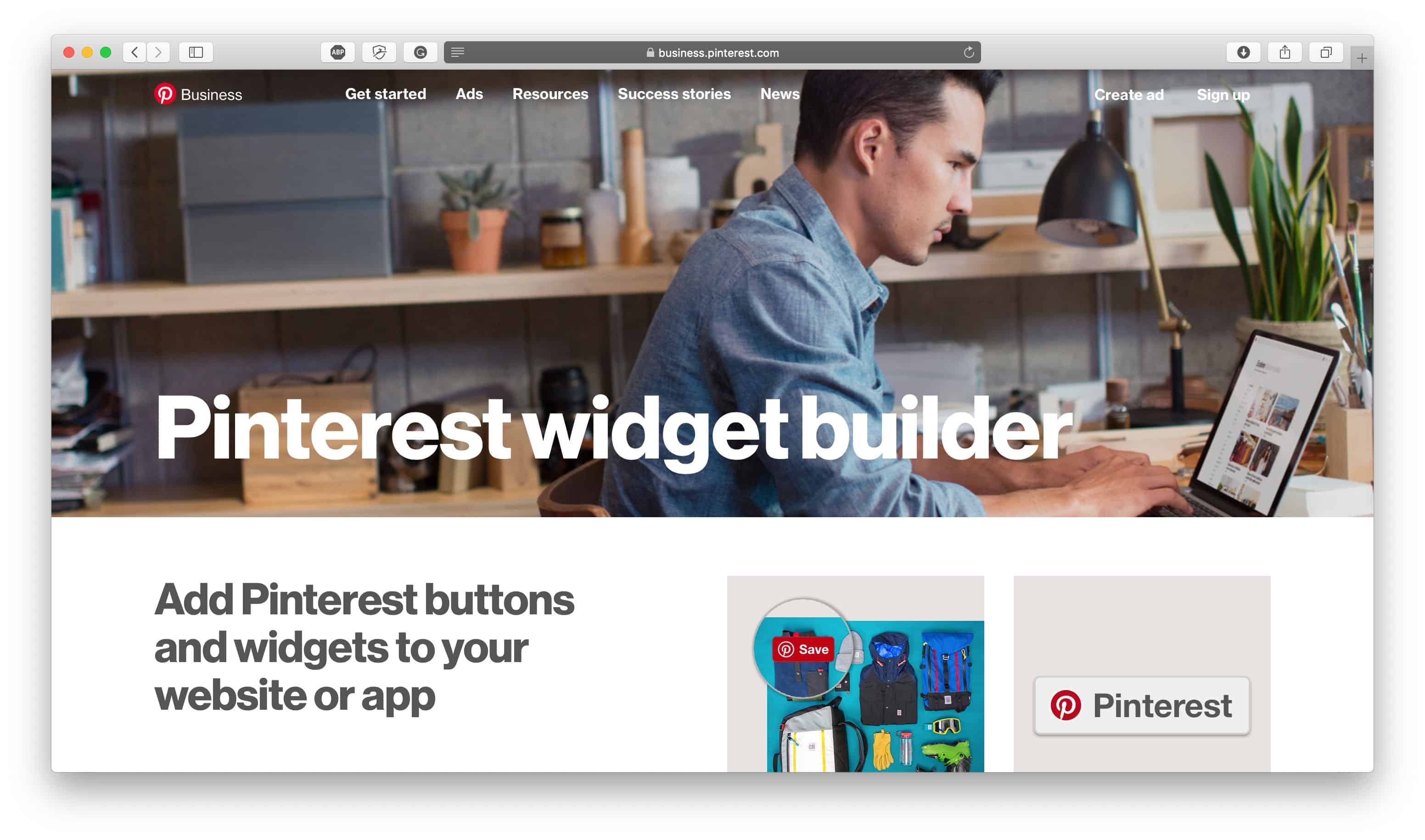 Pinterest Widget Builder