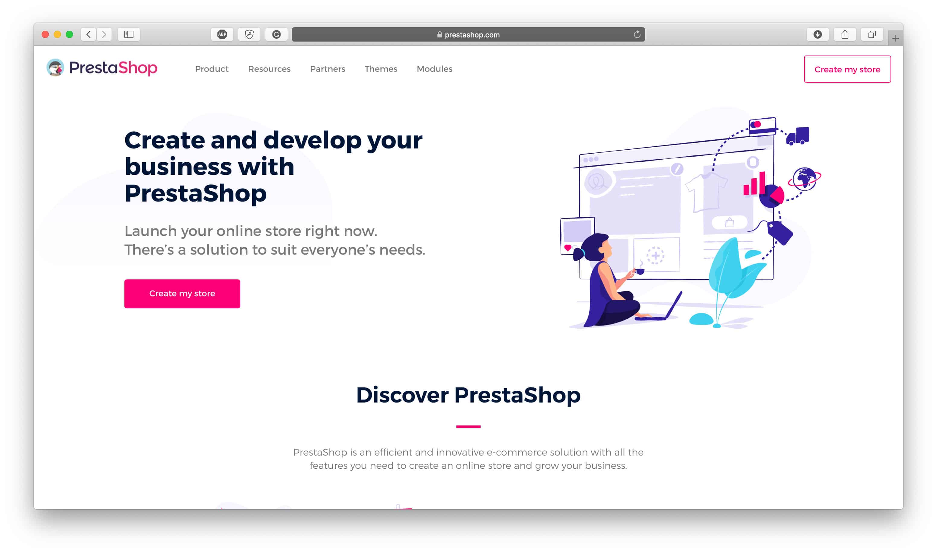 PrestaShop Ecommerce Platform