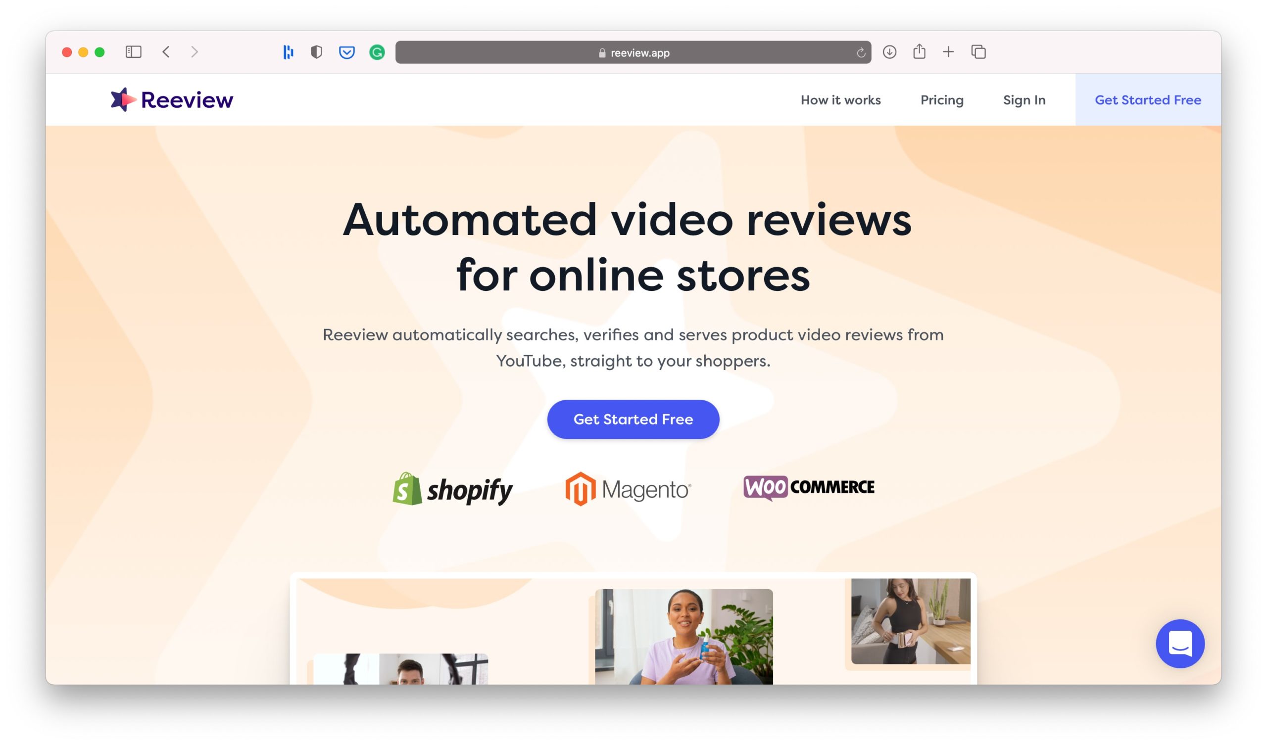 Reeview Homepage