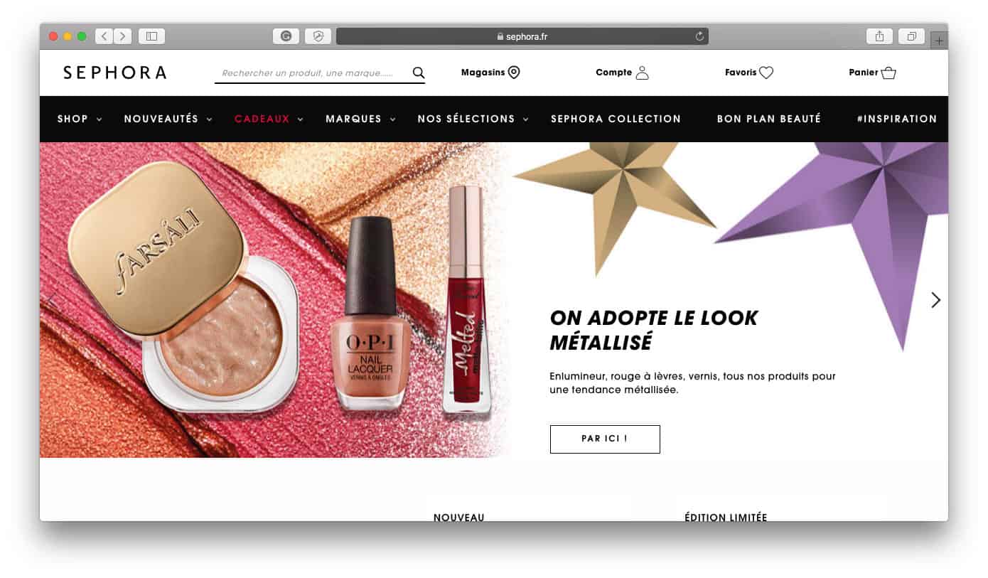 Sephora Best Shopify Stores