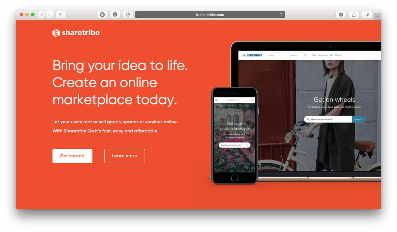 Sharetribe Online Marketplace Software