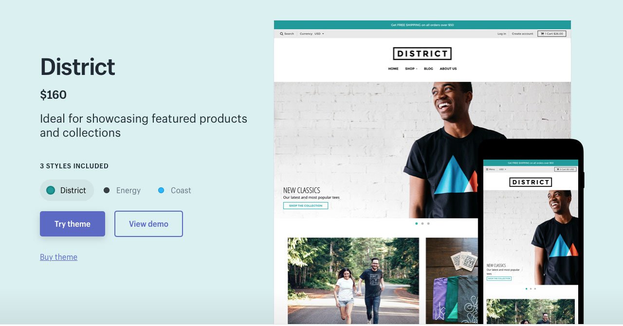 Shopify Themes District