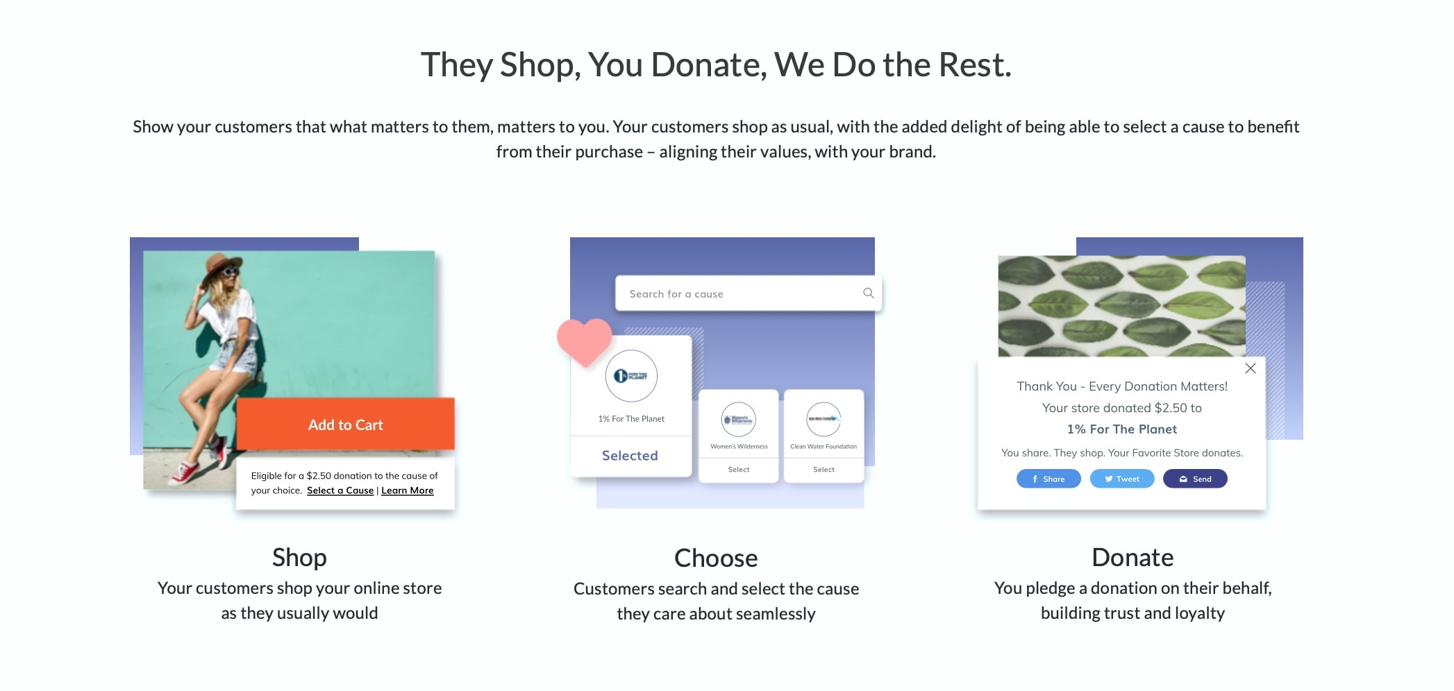 ShoppingGives Cause Marketing for Ecommerce