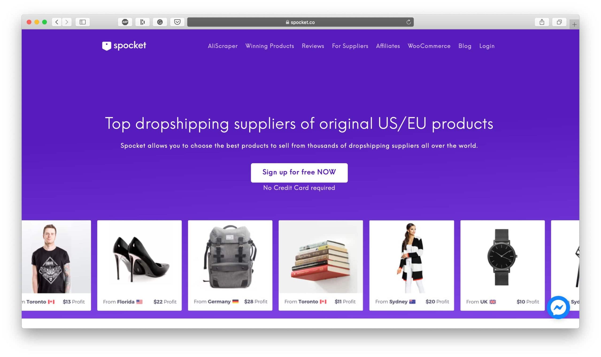 Spocket Dropshipping App