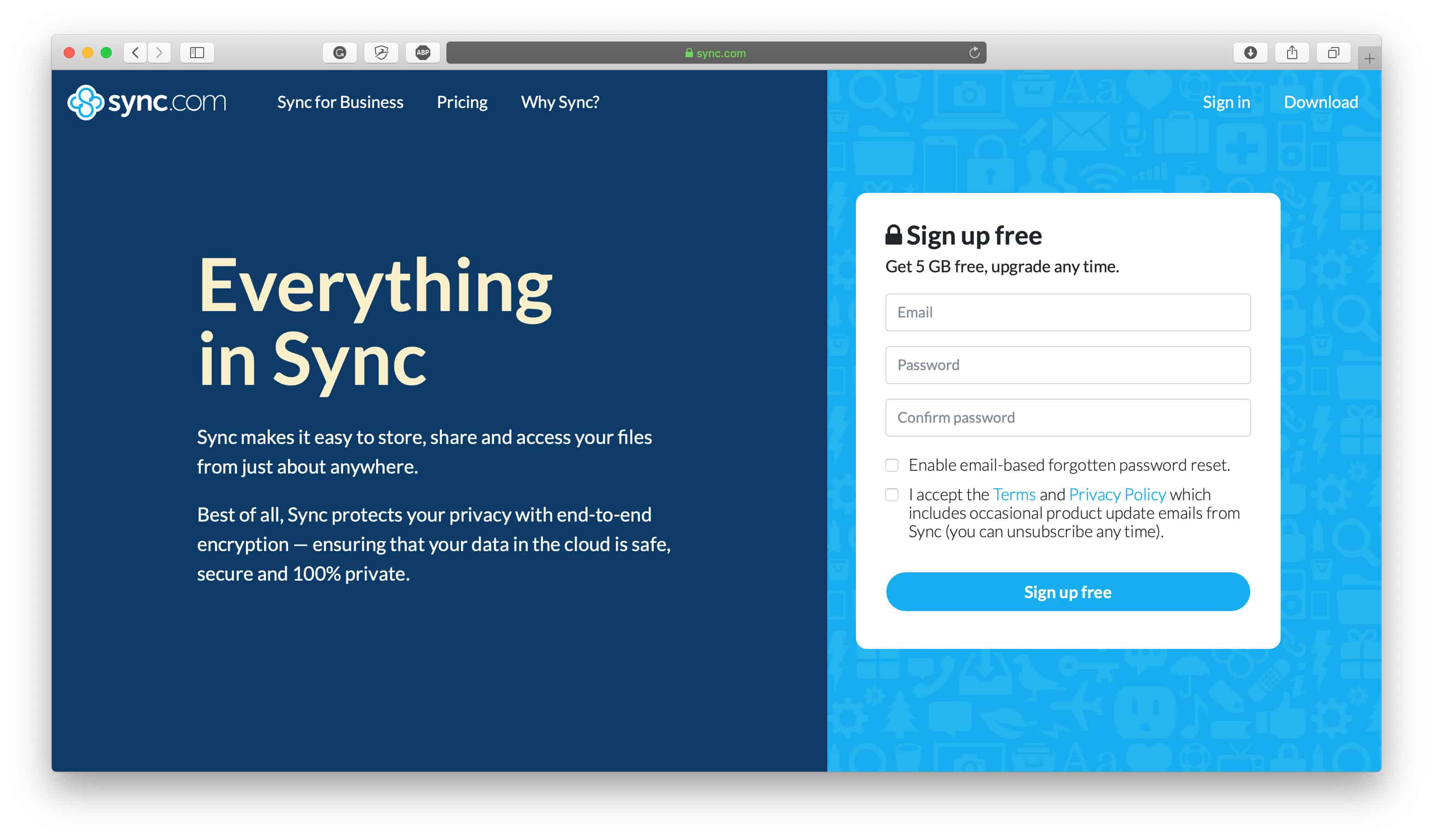 Sync Ecommerce Security