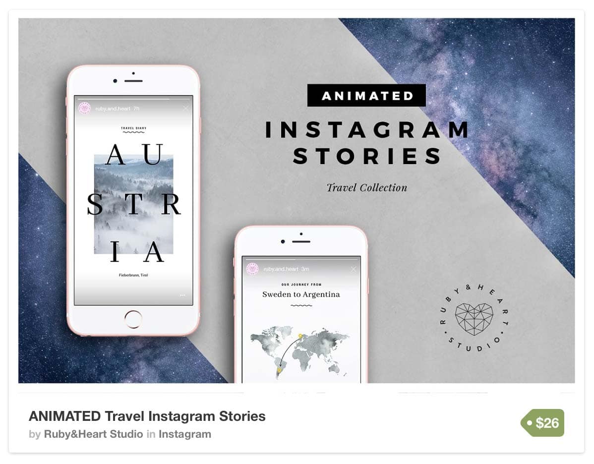 Travel Instagram Stories Templates